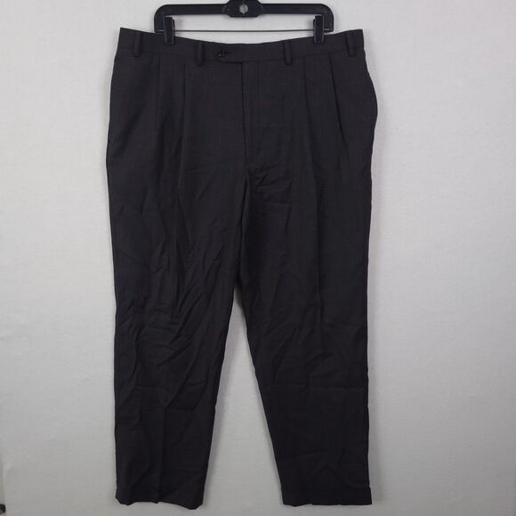 Lauren Ralph Lauren Other - Lauren Ralph Lauren Men's Dress Pants Pleated Straight Black 100% Wool 38x30